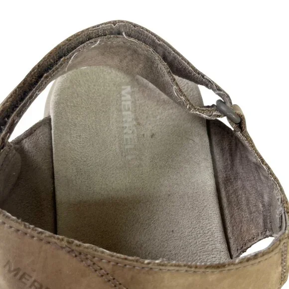 Merrell Brindle Performance Sandals Womens Size 9 Tan Adjustable Summer - Picture 7 of 10